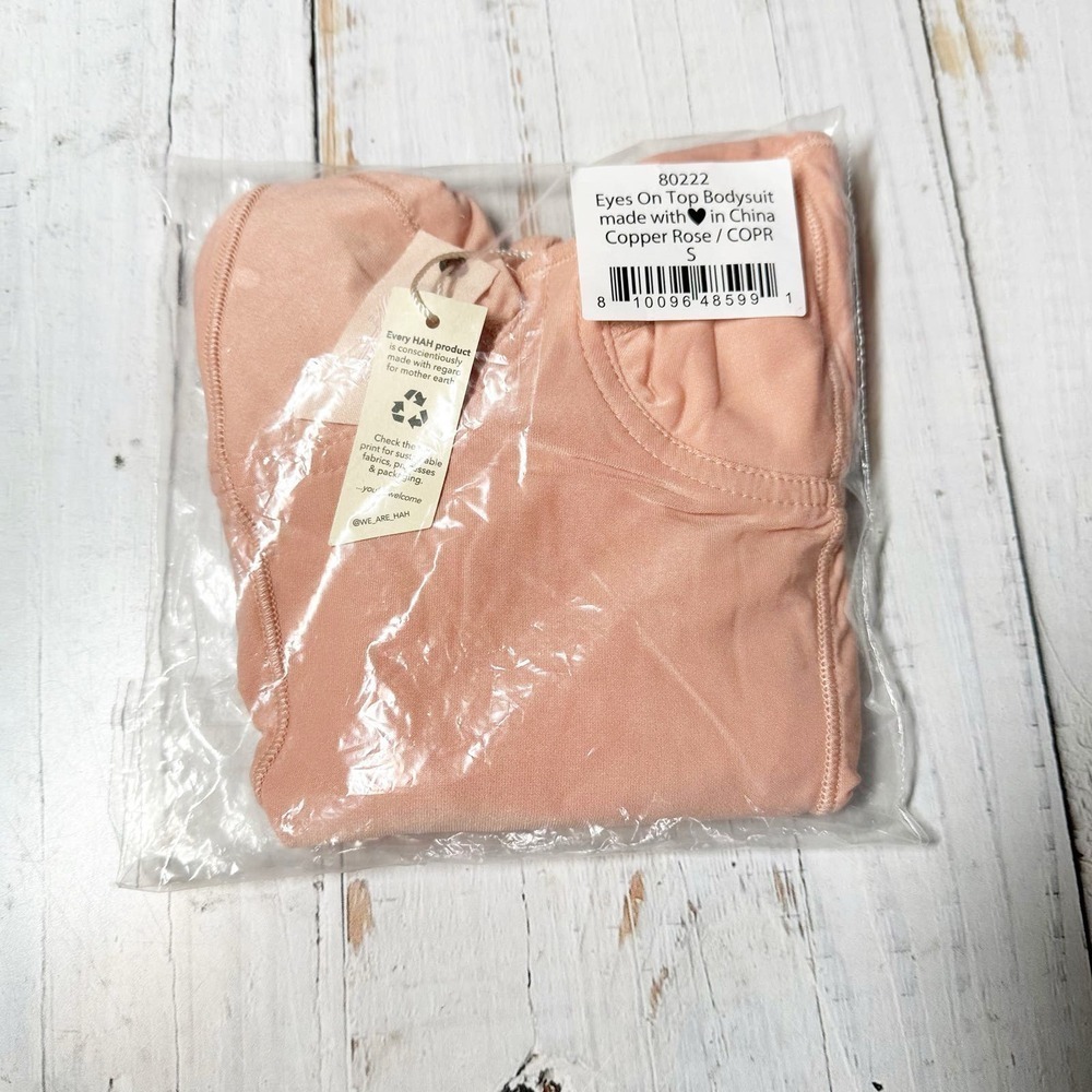 We Are HAH Eyes On Top Bodysuit Copper Rose - Picture 4 of 5